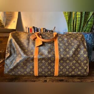 ‼️SOLD‼️ Authentic Louis Vuitton Monogram Keep All Bandouliere 55